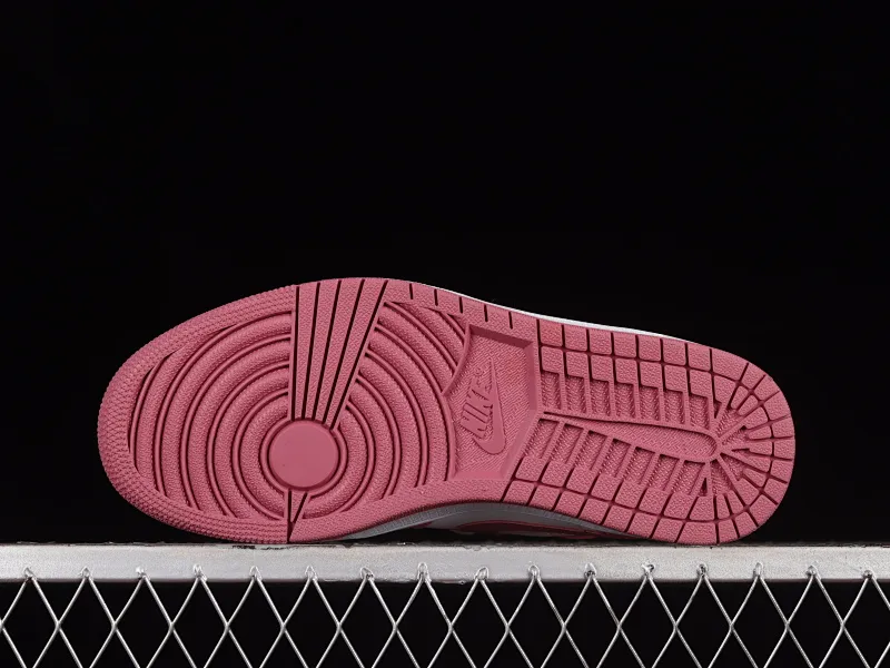 All categories Air Jordan Jordan series basketball shoes Air Jordan 1 Mid Air Jordan 1 Mid "Desert Berry" AJ1 Joe 1 pink and white mid-top cultural basketball shoes DQ8423-616